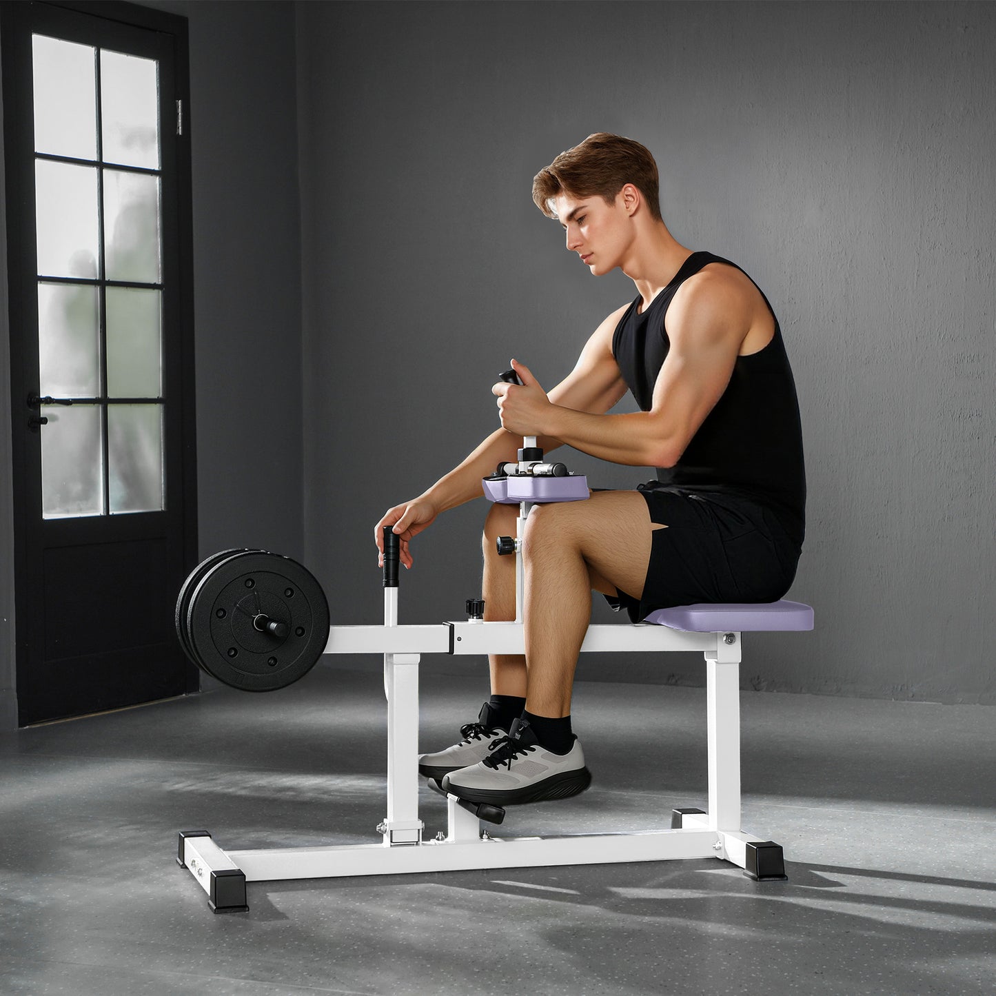 Adjustable Seated Calf Raise Exercise Strength Training Gym Equipment